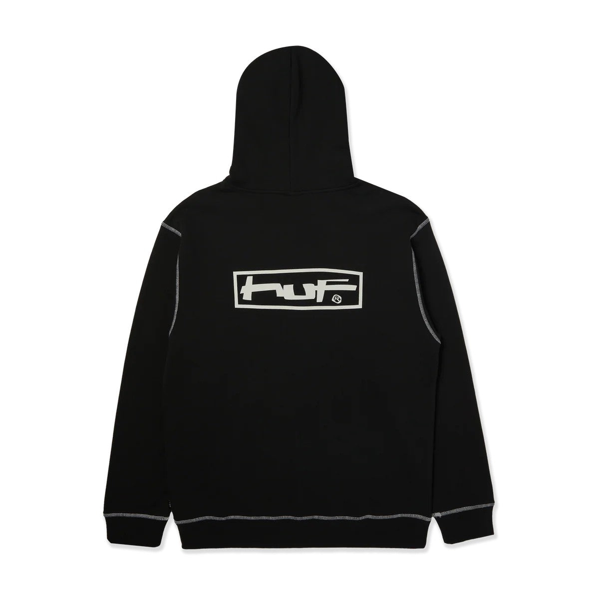 Stretch Full-Zip Hoodie PF00756 BLACK HUF 