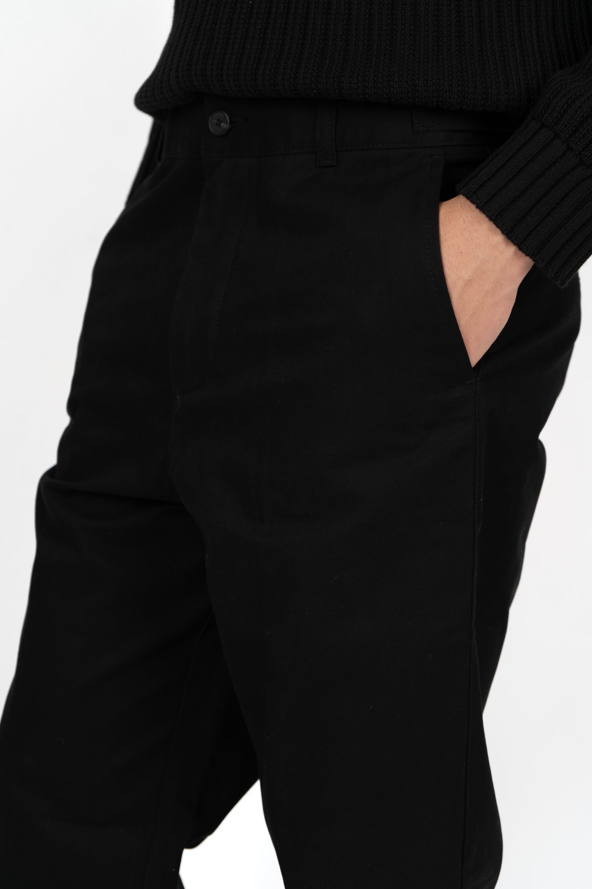 Chino slim fit in twill di cotone mercerizzato 50541394 001 HUGO 