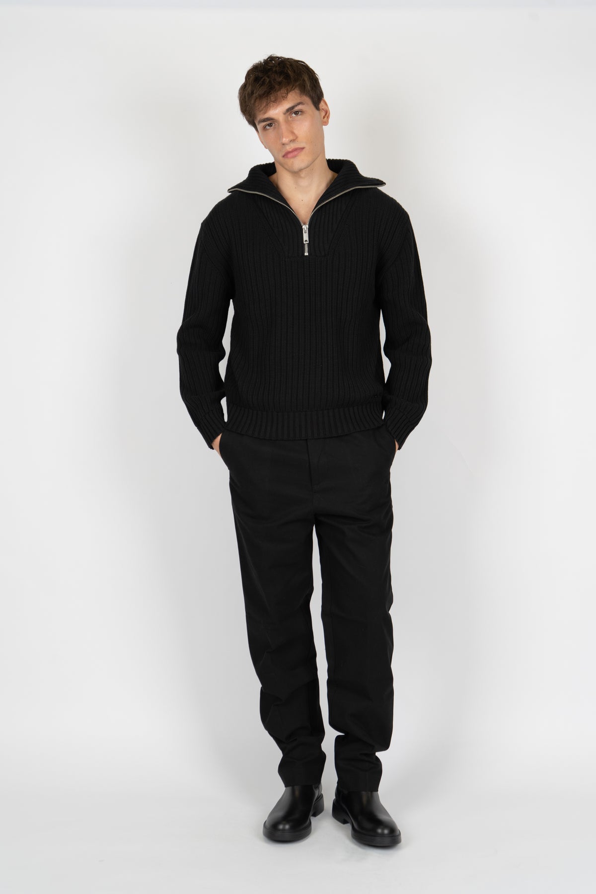 Chino slim fit in twill di cotone mercerizzato 50541394 001 HUGO 