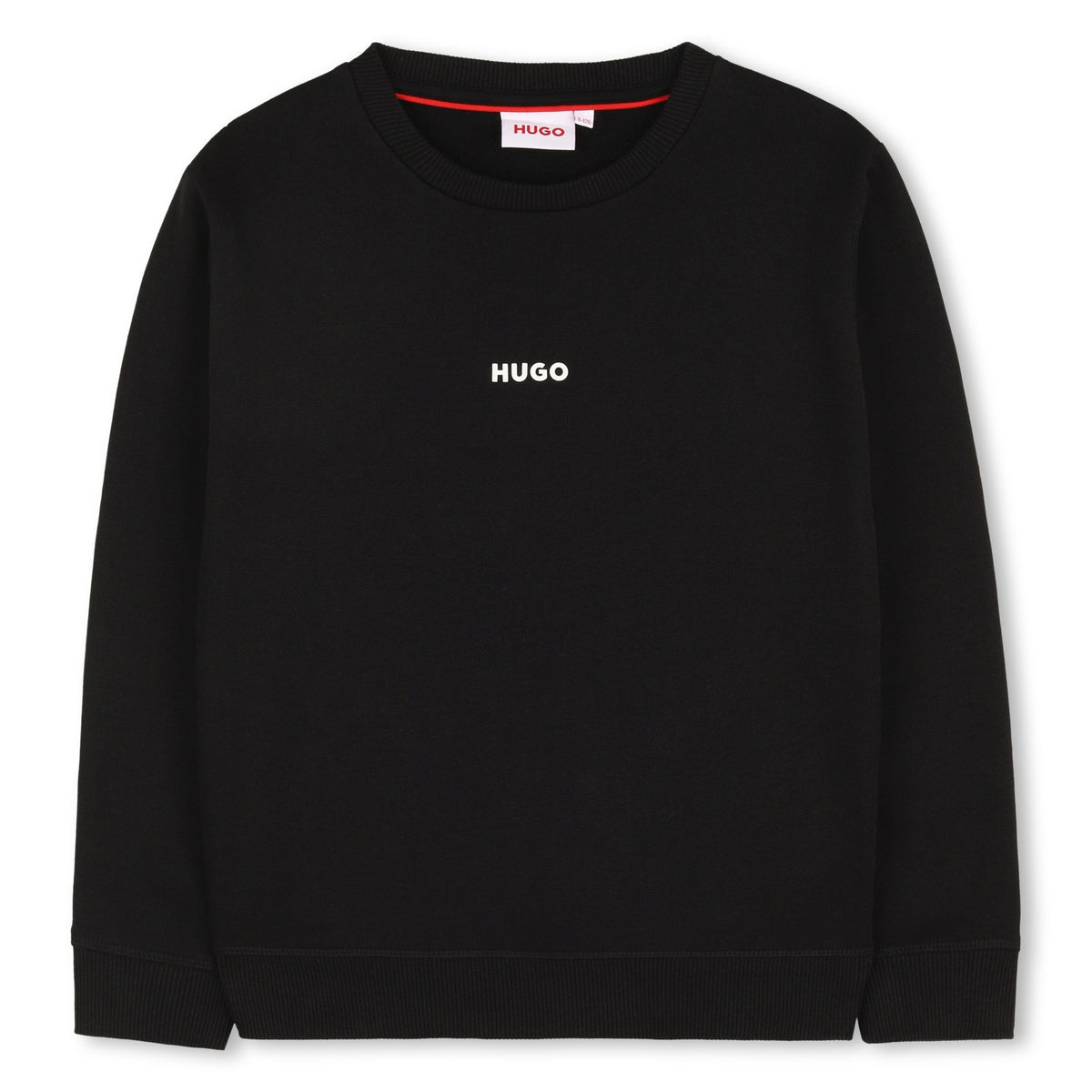 Felpa in pile di misto cotone con logo stampato G00447 09BA HUGO 