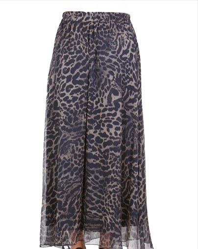 Gonna lunga stampa animalier RI1GX022 6006 KAOS 