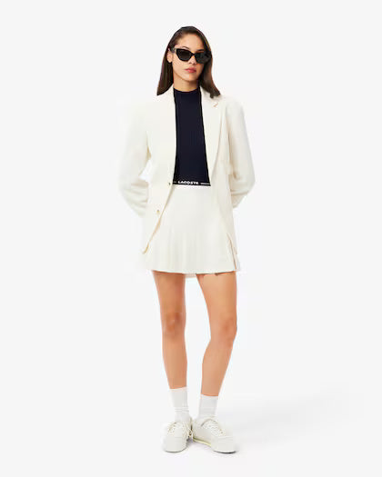 Maglione a collo alto in lana merinos a coste AF4189 166 LACOSTE 