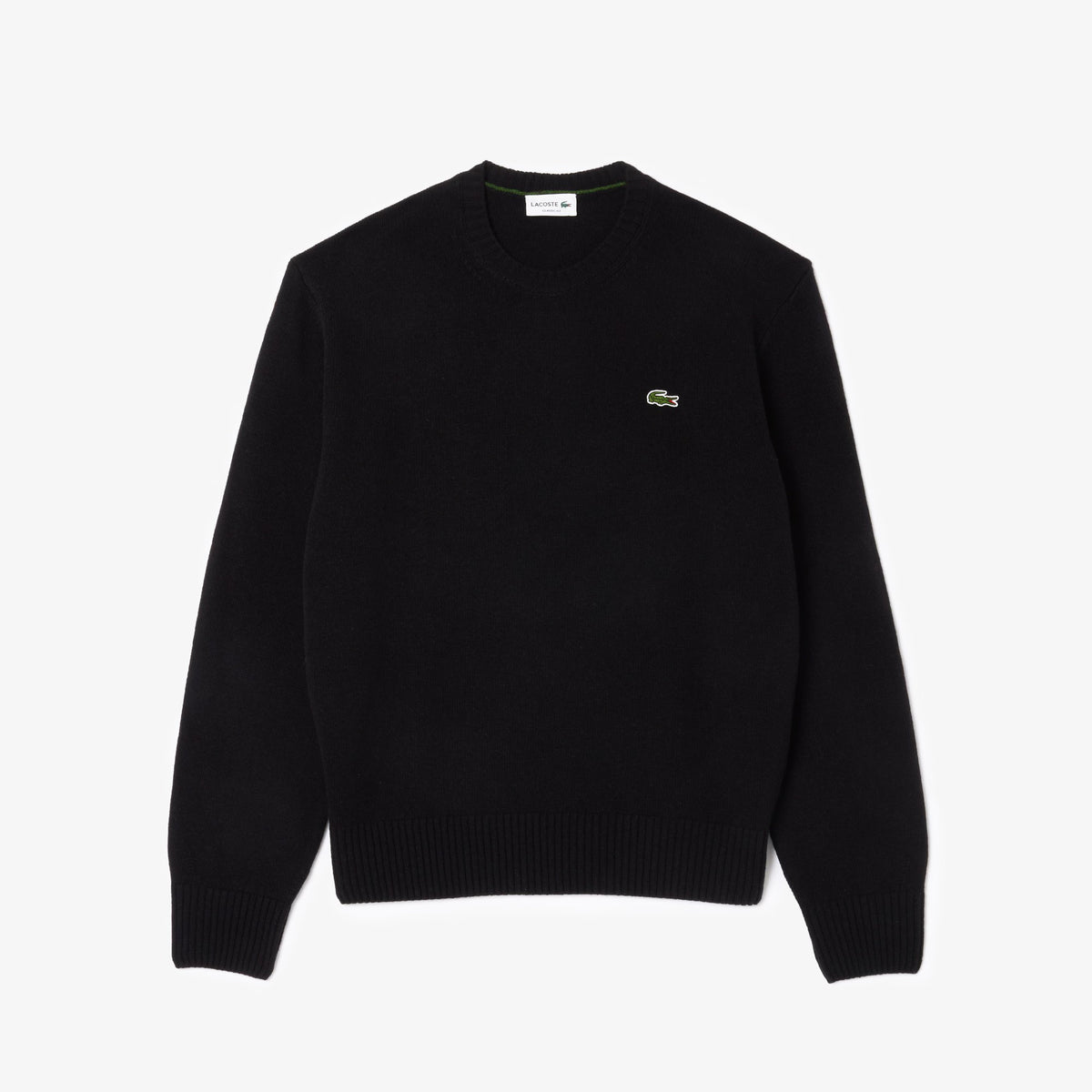 Maglione girocollo in lana cardata AH2916 031 LACOSTE 