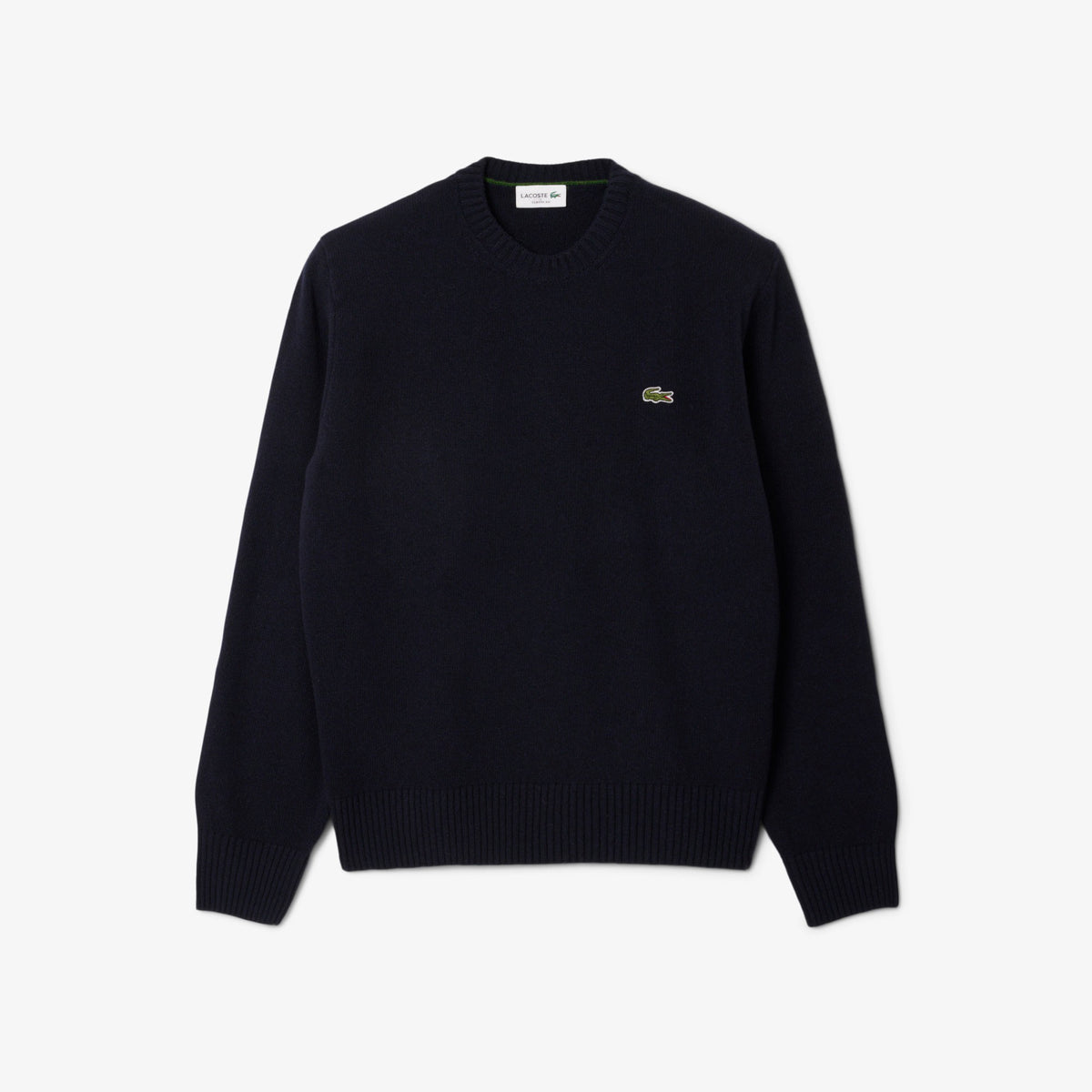 Maglione girocollo in lana cardata AH2916 166 LACOSTE 