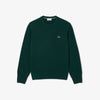 Maglione girocollo in lana cardata