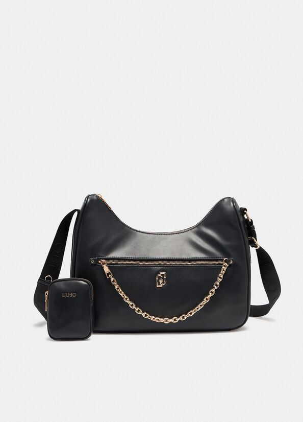 Borsa a spalla media con porta monete AF5322E0077 22222 LIU JO ACCESSORIES 