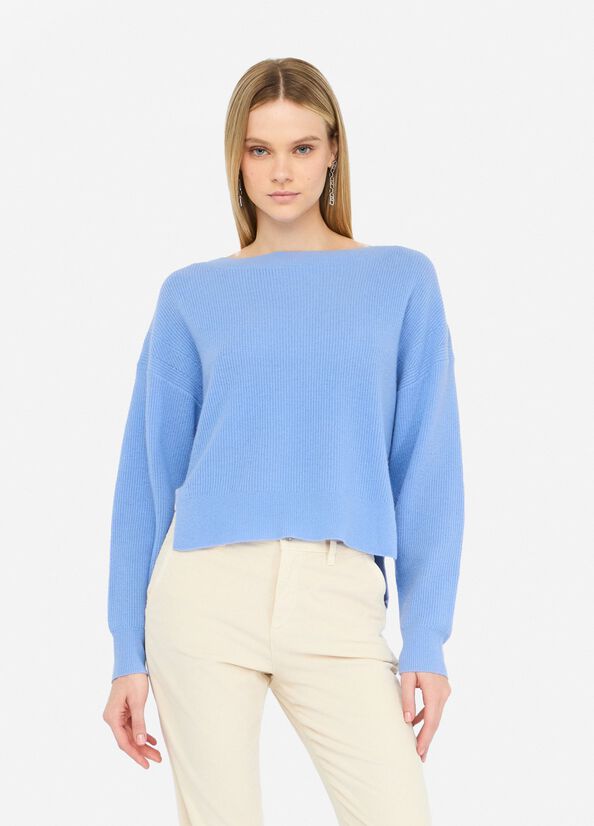 Maglia in lana e cashmere CF5245MS019 X0713 LIU JO BLACK 