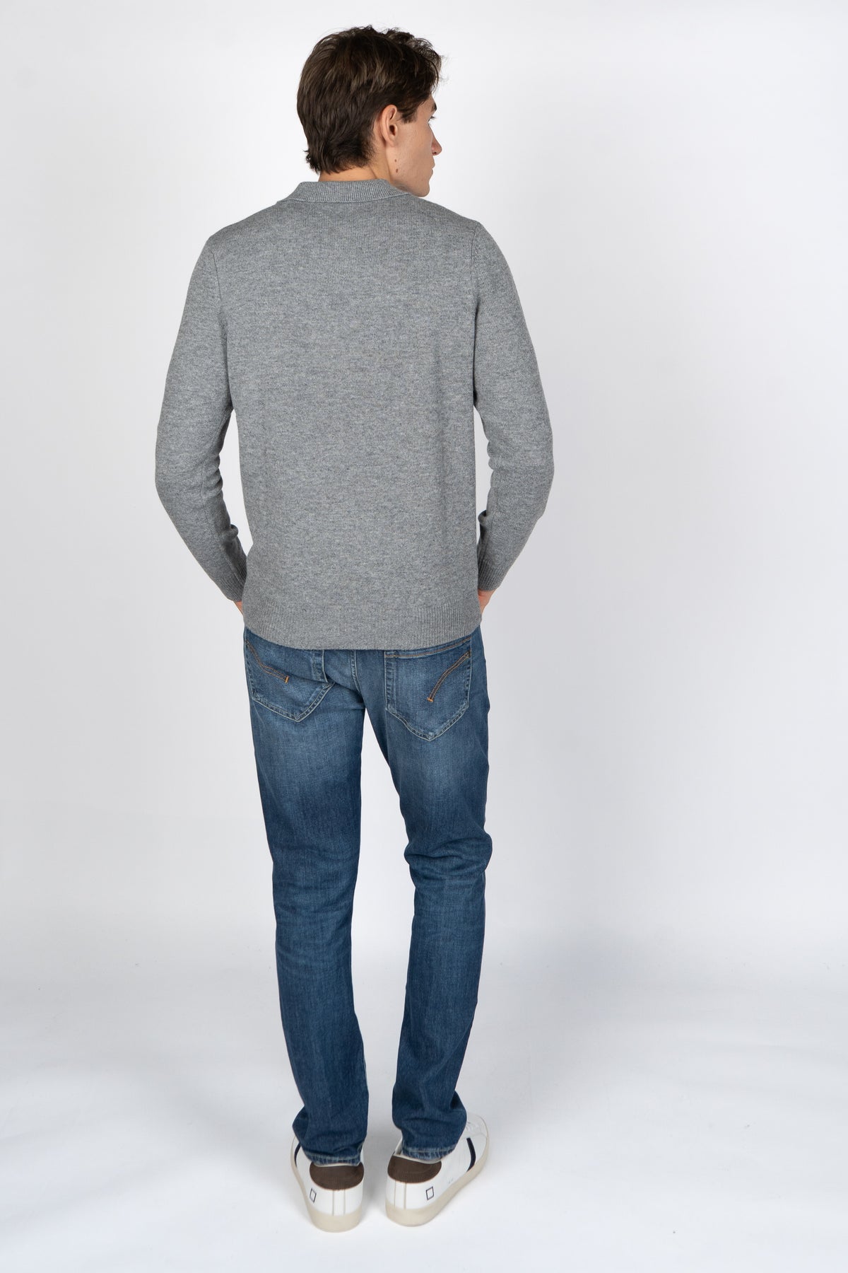 Polo in maglia Covent in pura lana COV0009 00036I MC2 SAINT BARTH 