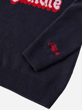 Girocollo Douglas in misto cashmere con jaquard Vacanze di Natale DOU0001 00013IA MC2 SAINT BARTH 