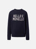 Maglione girocollo Douglas con jacquard Bello e monello