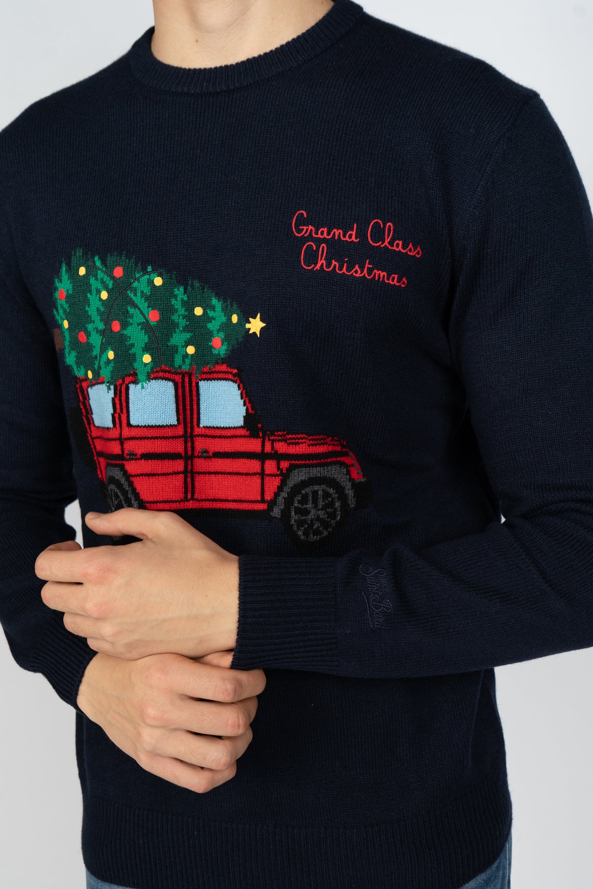 Maglione in misto cashmere Heron Christmas HER0001 03380I MC2 SAINT BARTH 