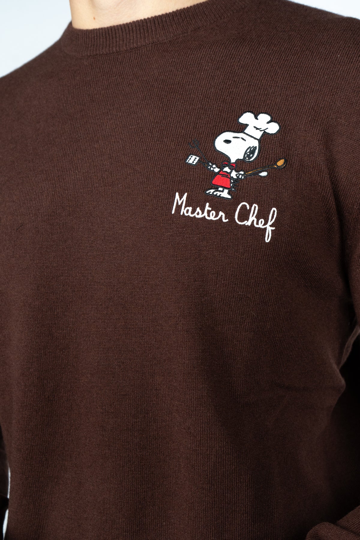 Maglione a girocollo Heron Light con ricamo Master chef HER0024 03102I MC2 SAINT BARTH 