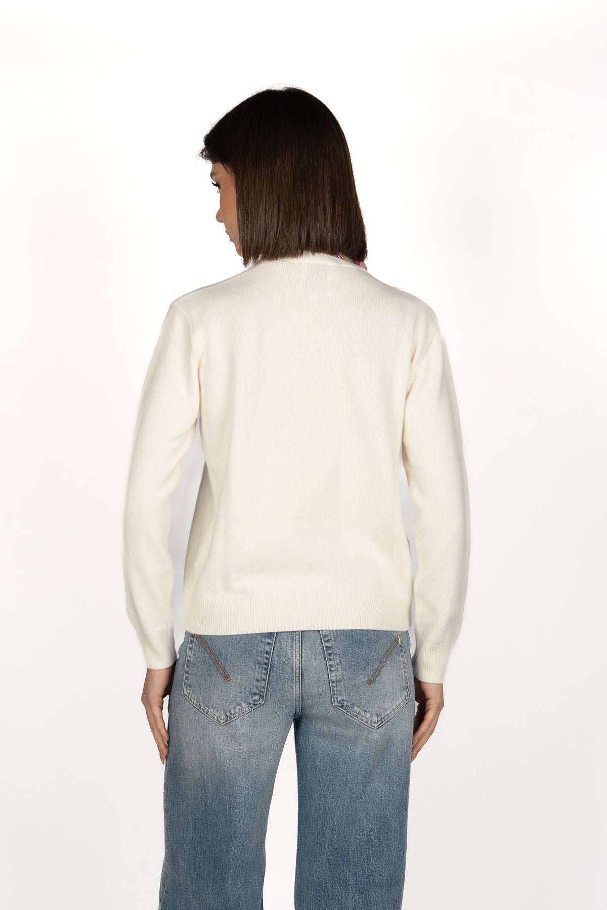 Maglione New Queen con jacquard Vacanze di Natale QUE0010 00433I MC2 SAINT BARTH 