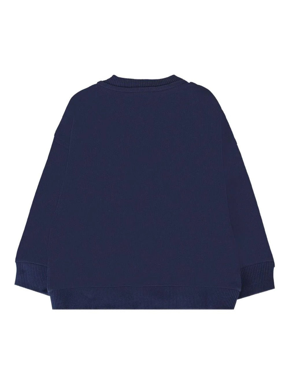 Felpa per neonato con stampa logo M8F03QLCA83 40016 MOSCHINO BABY 