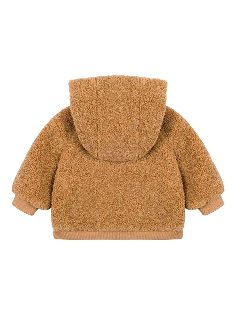 Giacca per neonati con applicazione Bear MUA008LIA00 20351 MOSCHINO BABY 