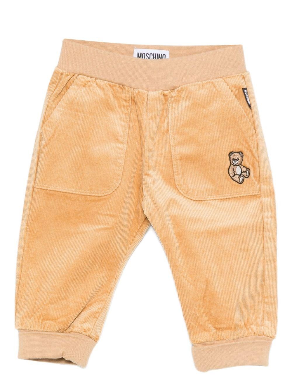 Pantaloni per neonato di velluto a coste  MUP05ILVA06 20351 MOSCHINO BABY 