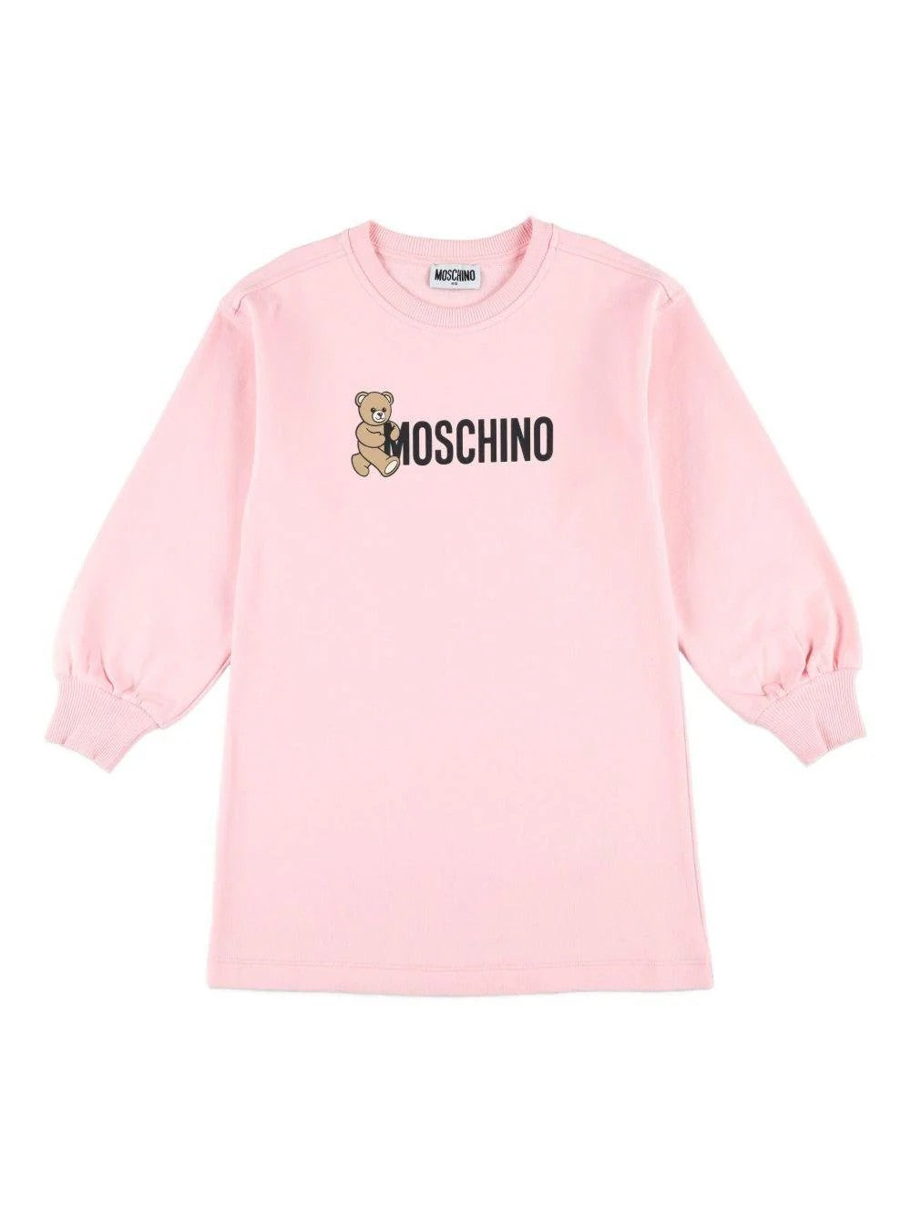 Abito con stampa Teddy Bear HDV0GYLCA83 50209 MOSCHINO KID 