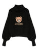 Maglione con ricamo con motivo orsetto