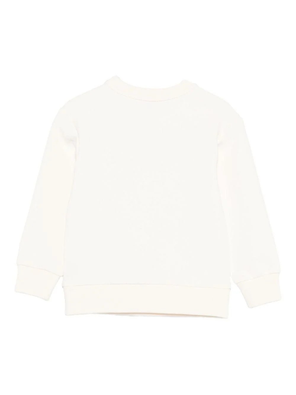 Felpa con stampa bear HMF099LDA58 10123 MOSCHINO KID 