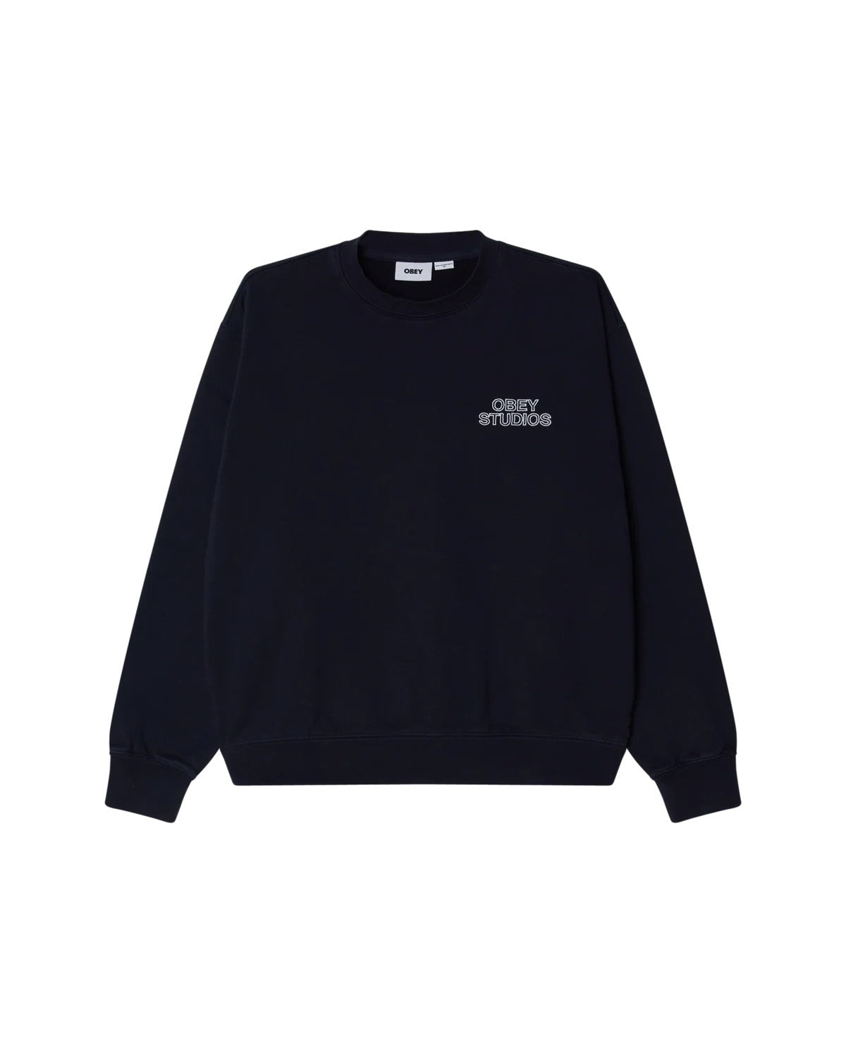 Obey studios faded crewneck 112480169 DNV OBEY 