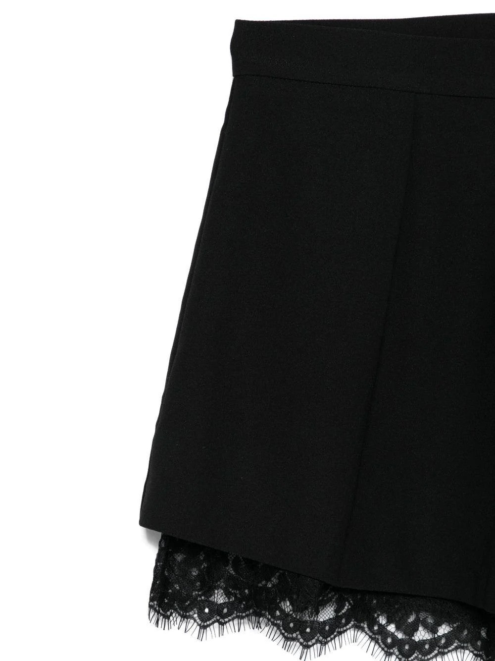 Bermuda nero con dettaglio in pizzo KFBE007CGA021 N000 PINKO 