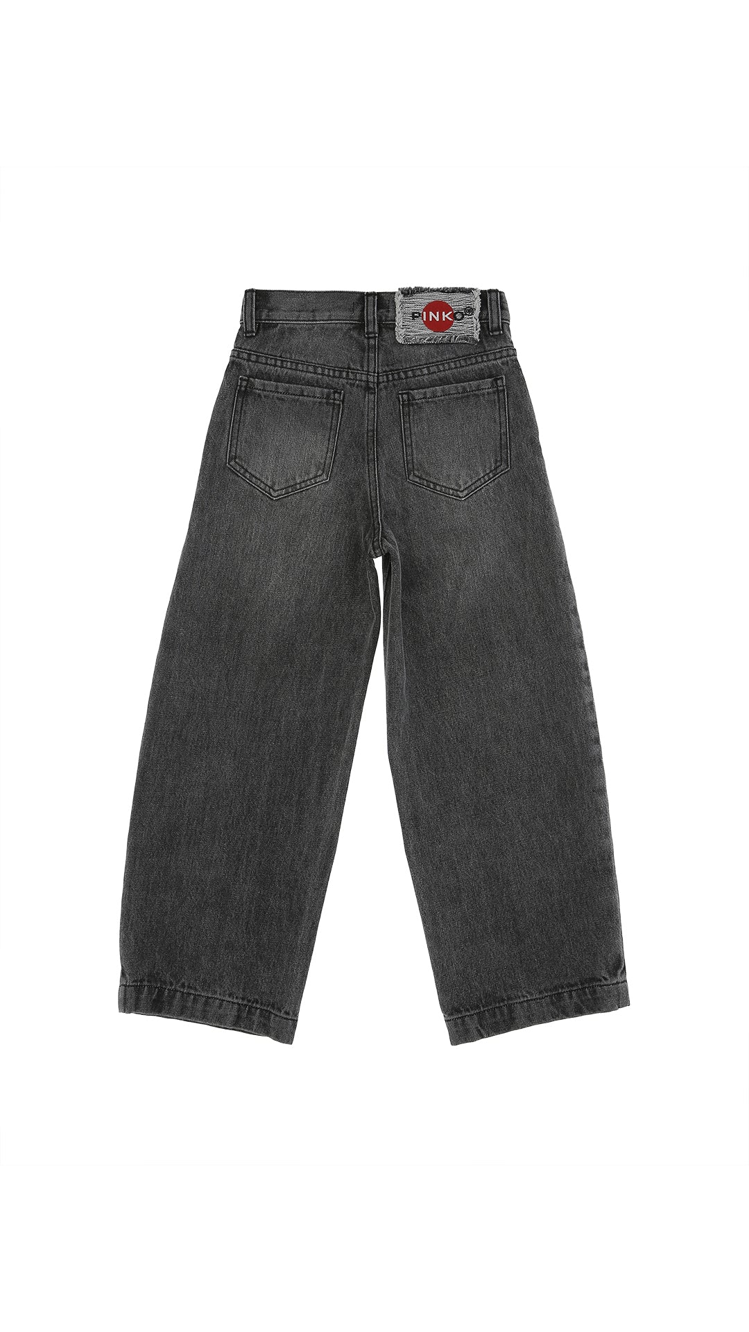 Jeans ampi con logo posteriore KFPA022CDF017 D807 PINKO 