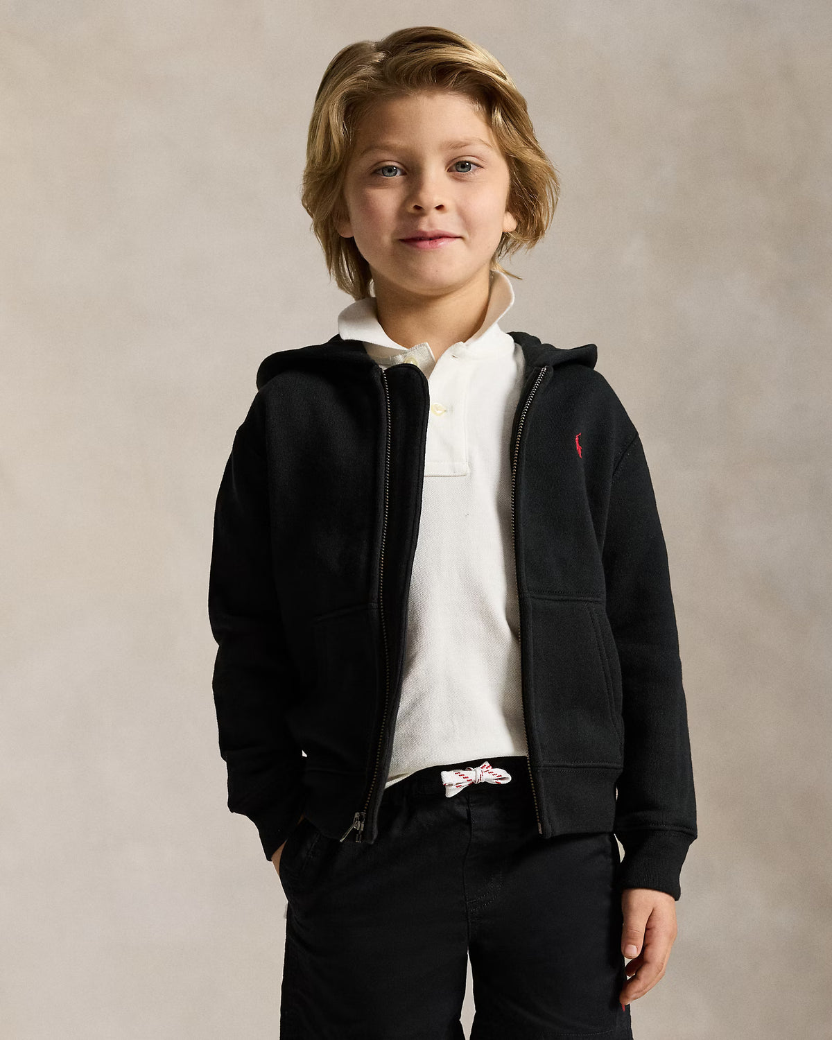 Felpa con cappuccio e cerniera 322547626 003 POLO RALPH LAUREN 