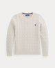 Maglia in cotone a trecce