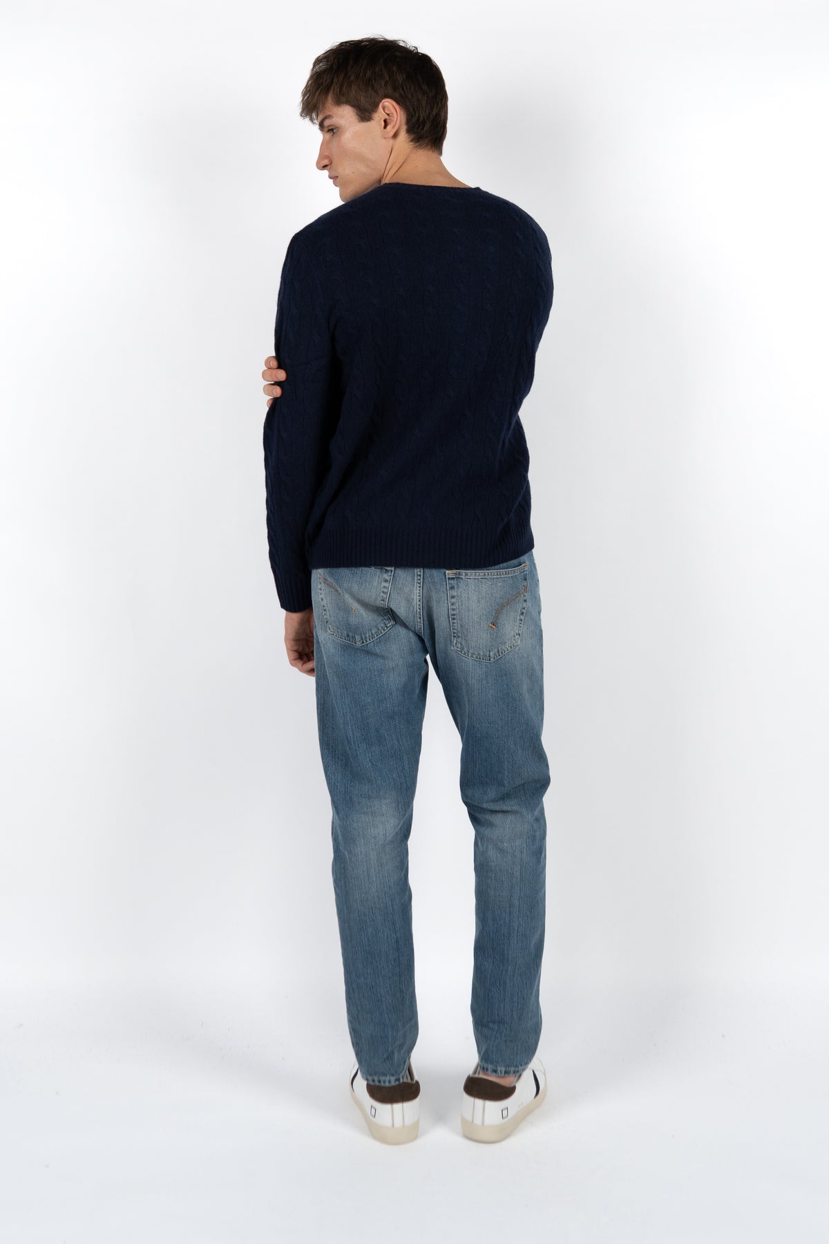 Maglia in lana e cashmere a trecce 710876762 002 POLO RALPH LAUREN 