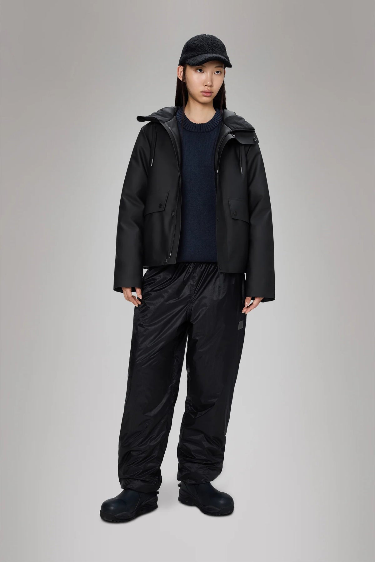 Nome Short W Parka RA21490 BLA RAINS 