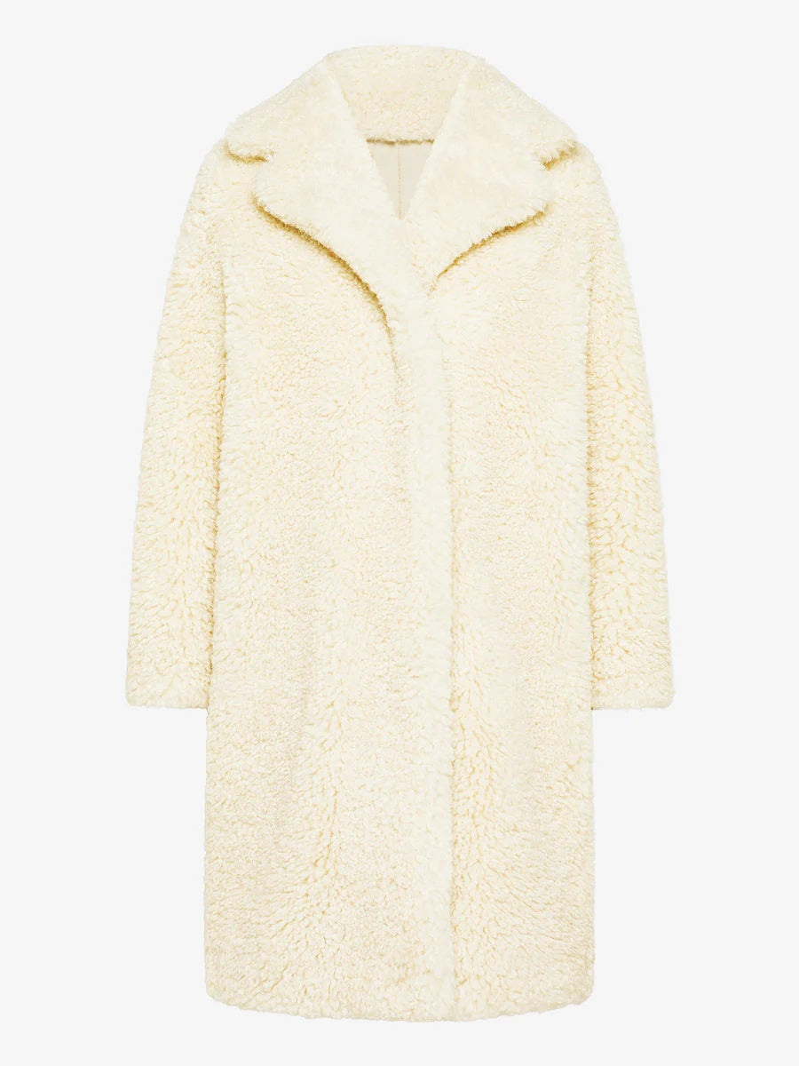 Cappotto lamb coat wom W25570 32 RRD 