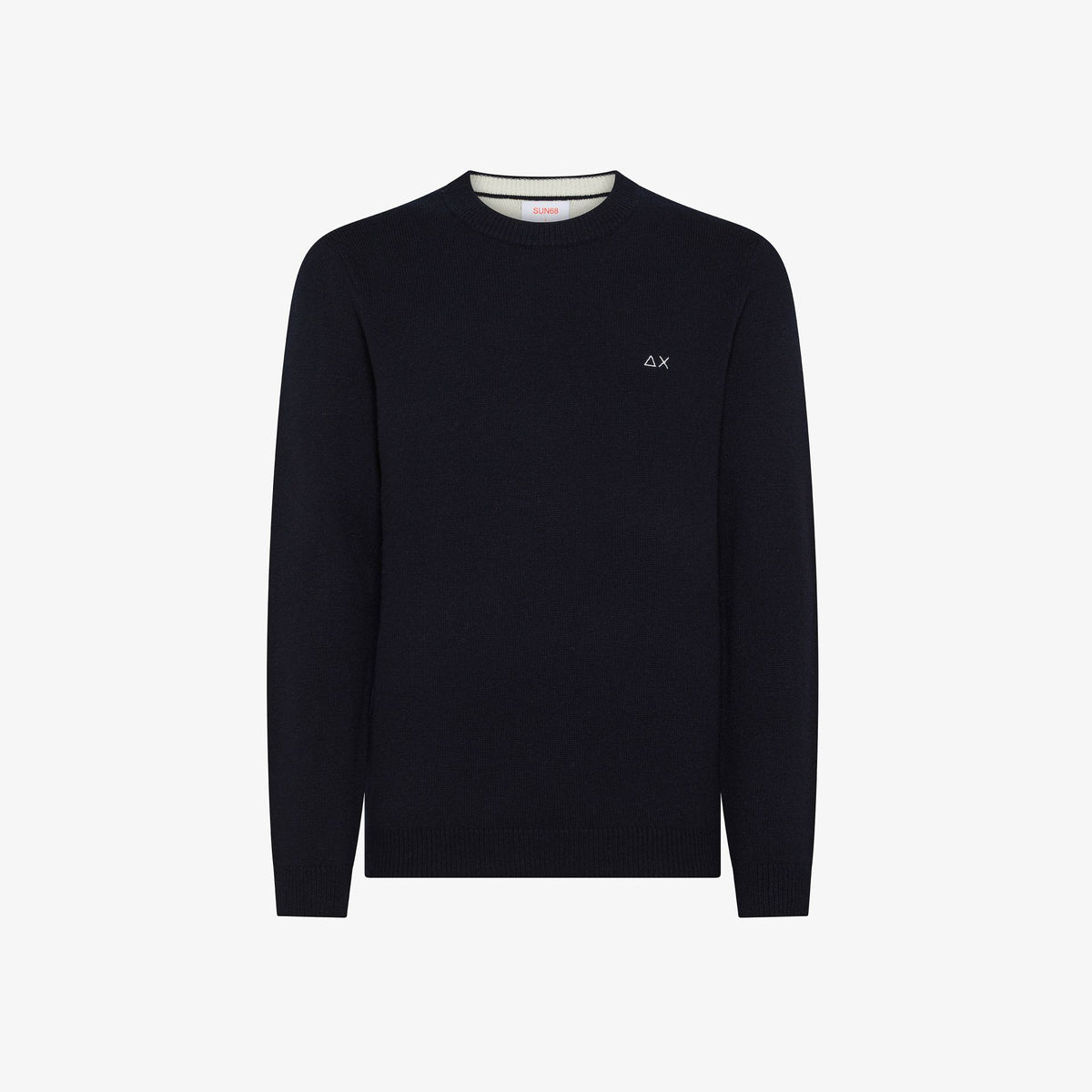 Maglia girocollo in lana e cashmere K45110 07 SUN68 