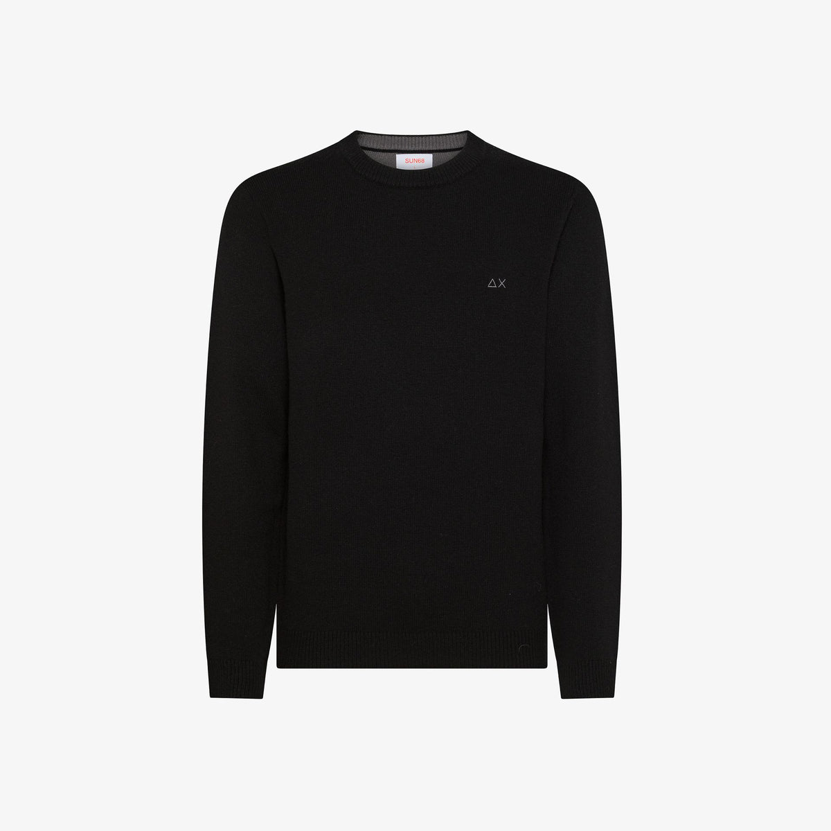 Maglia girocollo in lana e cashmere K45110 11 SUN68 