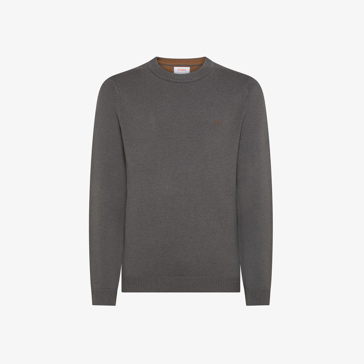 Maglia girocollo in lana e cashmere K45110 47 SUN68 