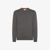 Crew neck sweater in wool and cashmere