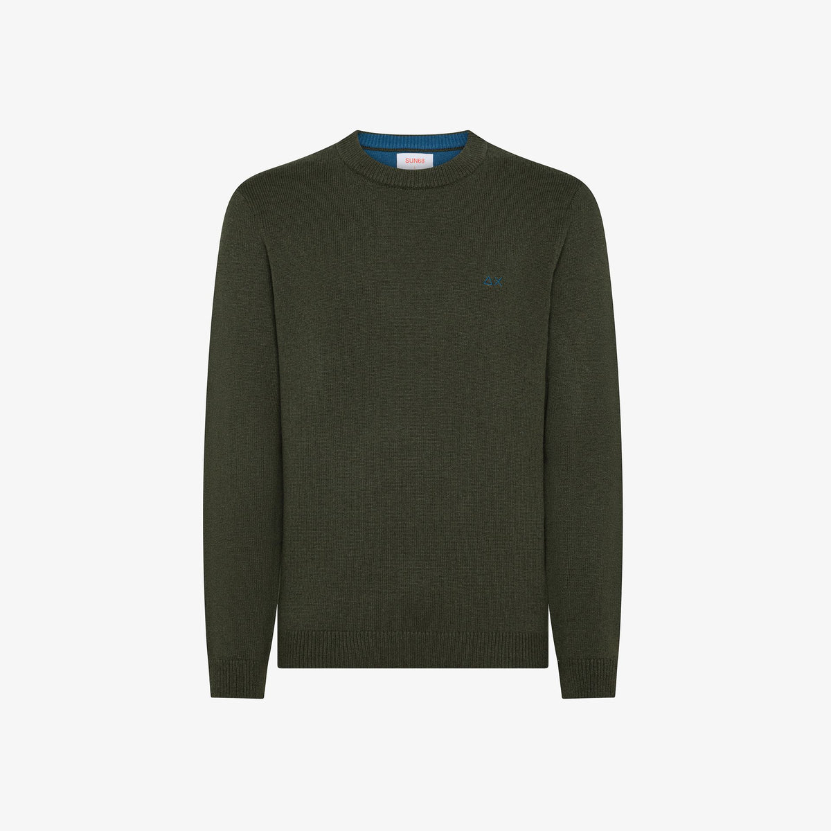 Maglia girocollo in lana e cashmere K45110 74 SUN68 