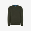 Crew neck sweater in wool and cashmere