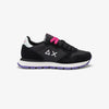 Ally Solid sneaker in nylon and suede