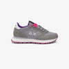 Ally Solid sneaker in nylon and suede