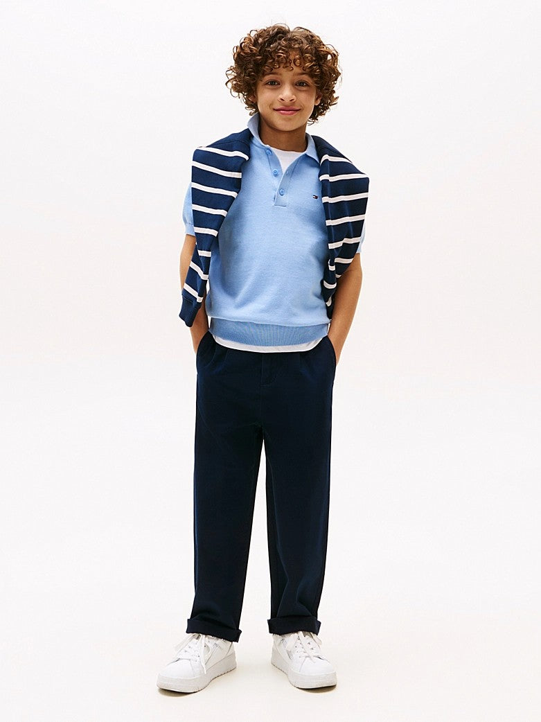 Pantaloni chino con pieghe KB0KB09780T C1G TOMMY HILFIGER 