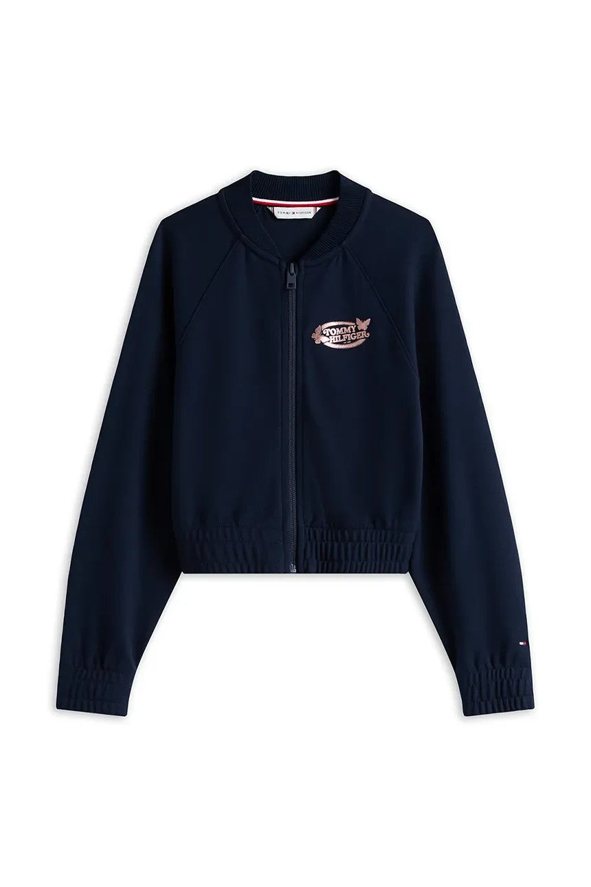 Felpa taglio dritto con logo KG0KG08720J C1G TOMMY HILFIGER 