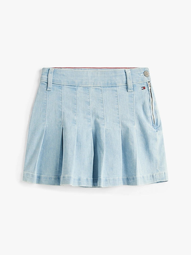 Gonna in denim plissettata KG0KG08743J 1AA TOMMY HILFIGER 