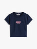 Extra slim fit T-shirt with metallic logo