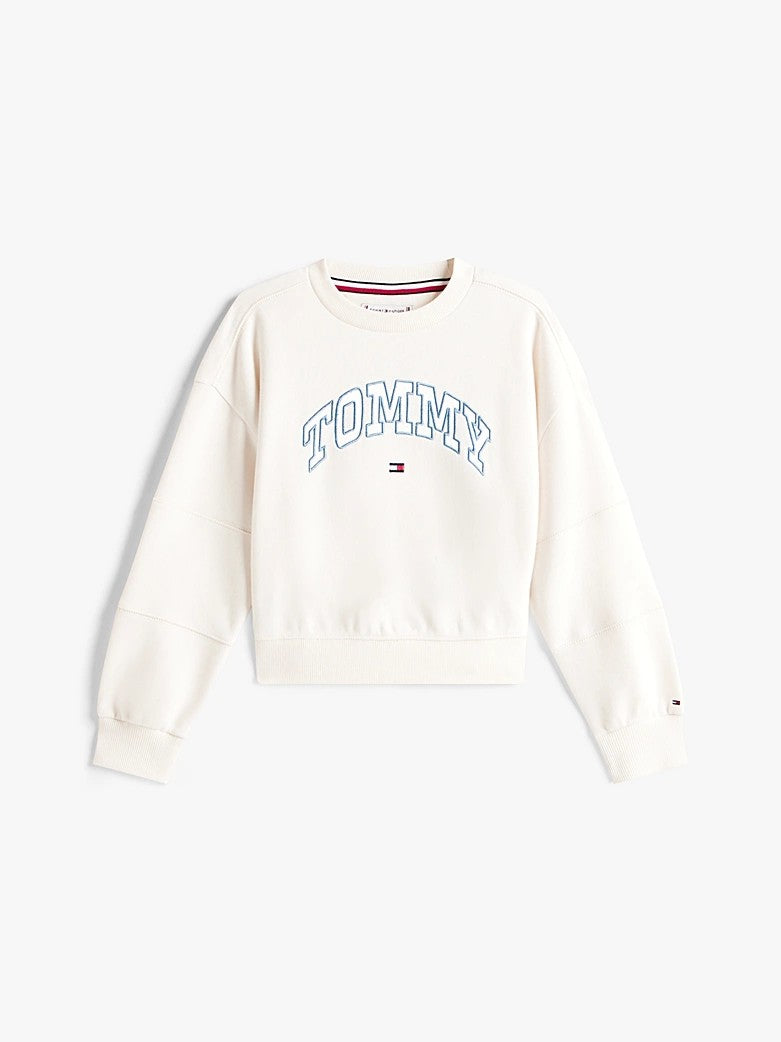 Felpa Varsity relaxed fit con applique KG0KG08785T YA8 TOMMY HILFIGER 