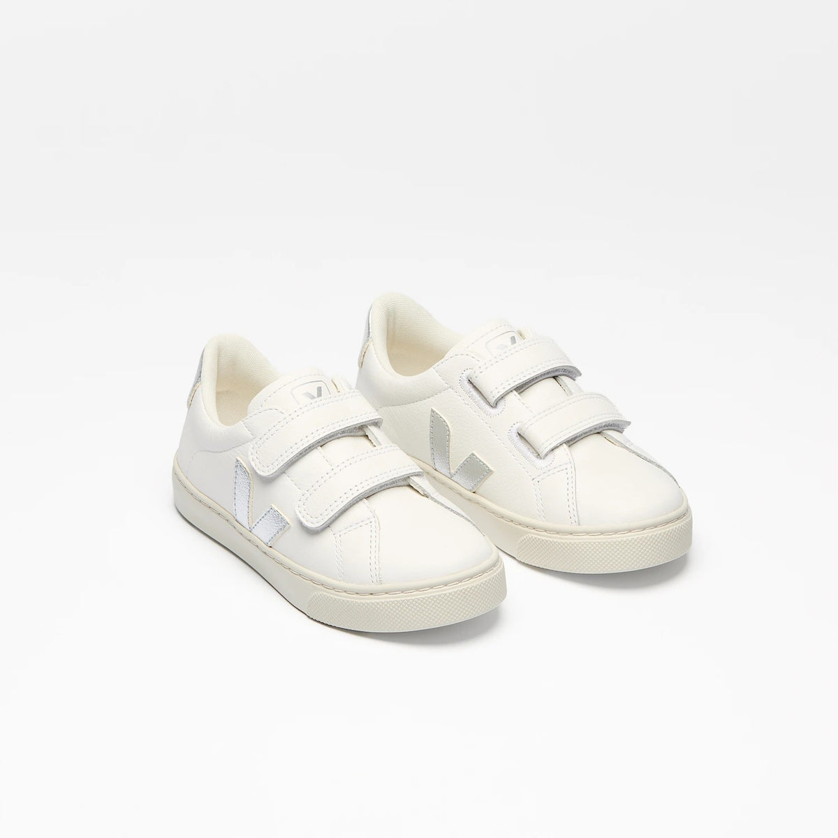 Esplar leather white silver SV0520 956A VEJA 