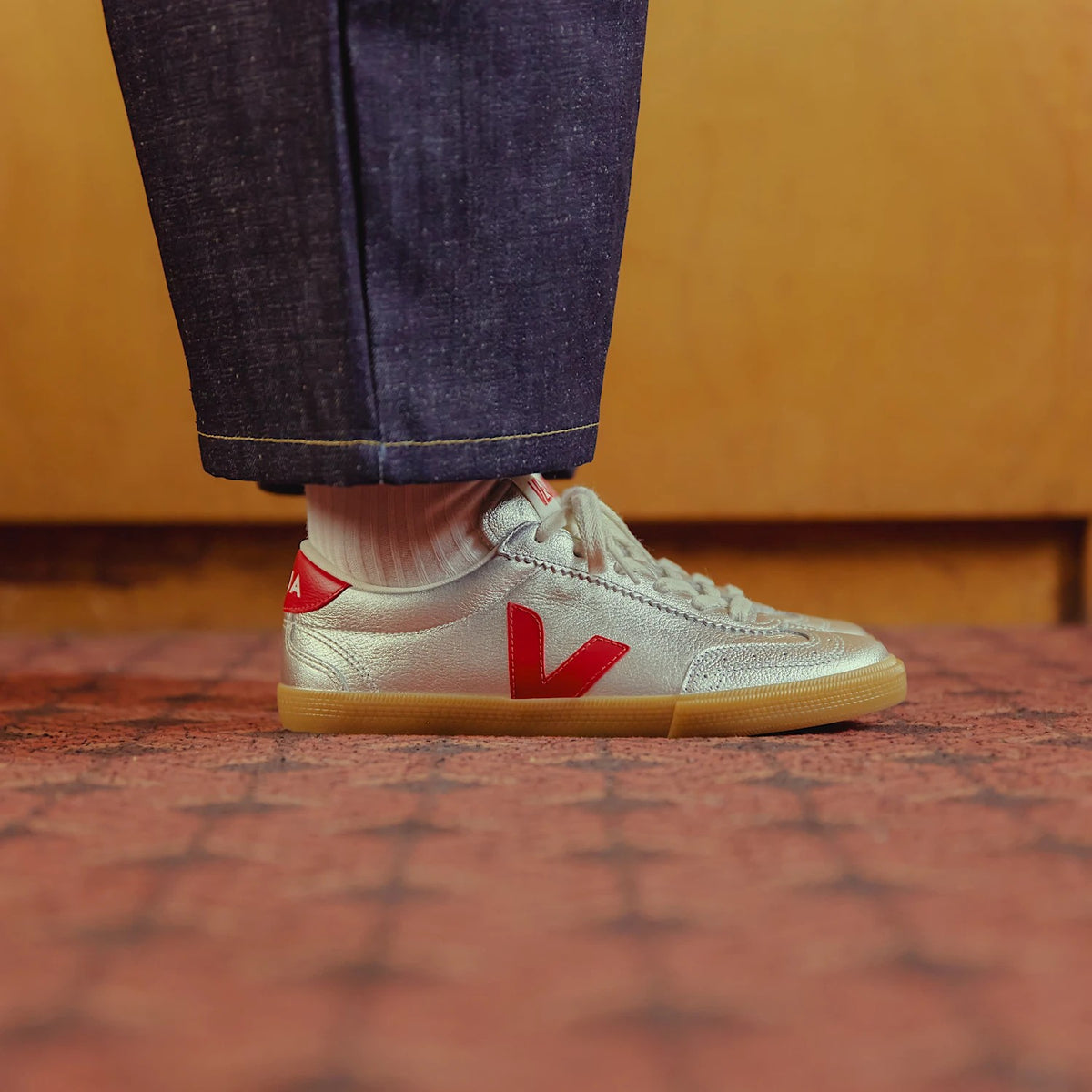 Volley leather silver pepper VO20208 81 VEJA 