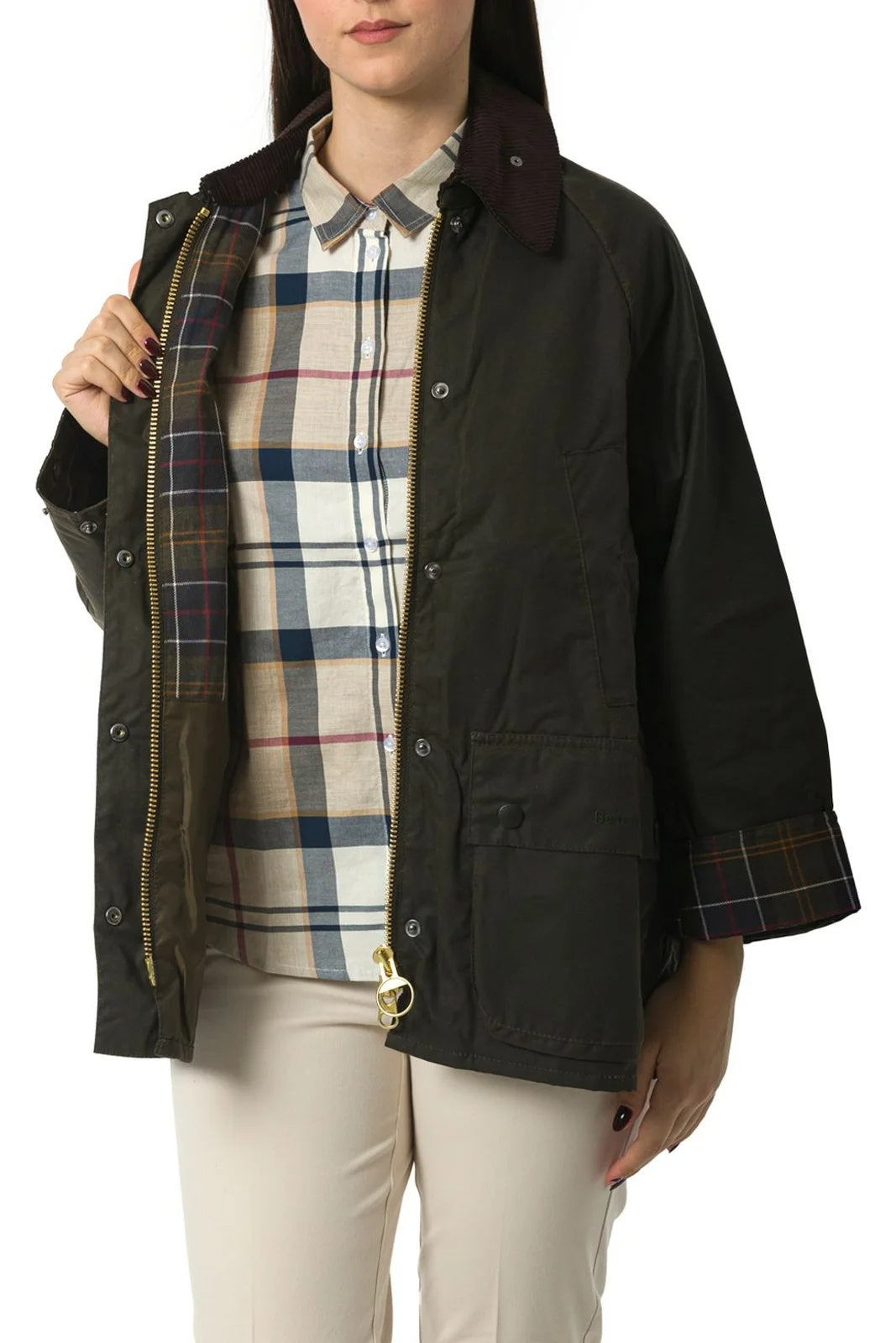 Giacca cerata Bedale da donna LWX1411 OL91 BARBOUR 