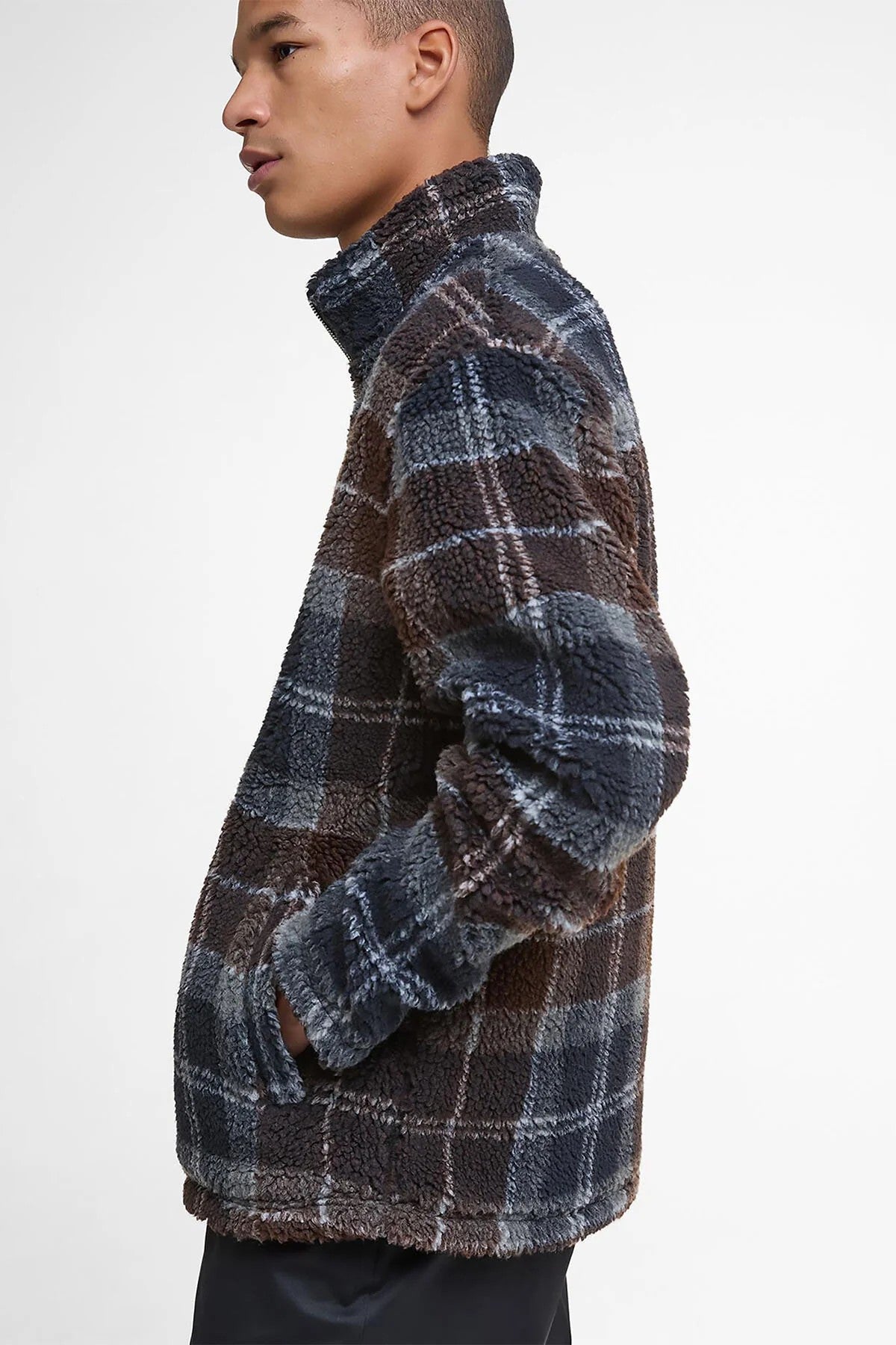 Felpa Barbour Tartan Fleece Zip MFL0187 TN38 BARBOUR 