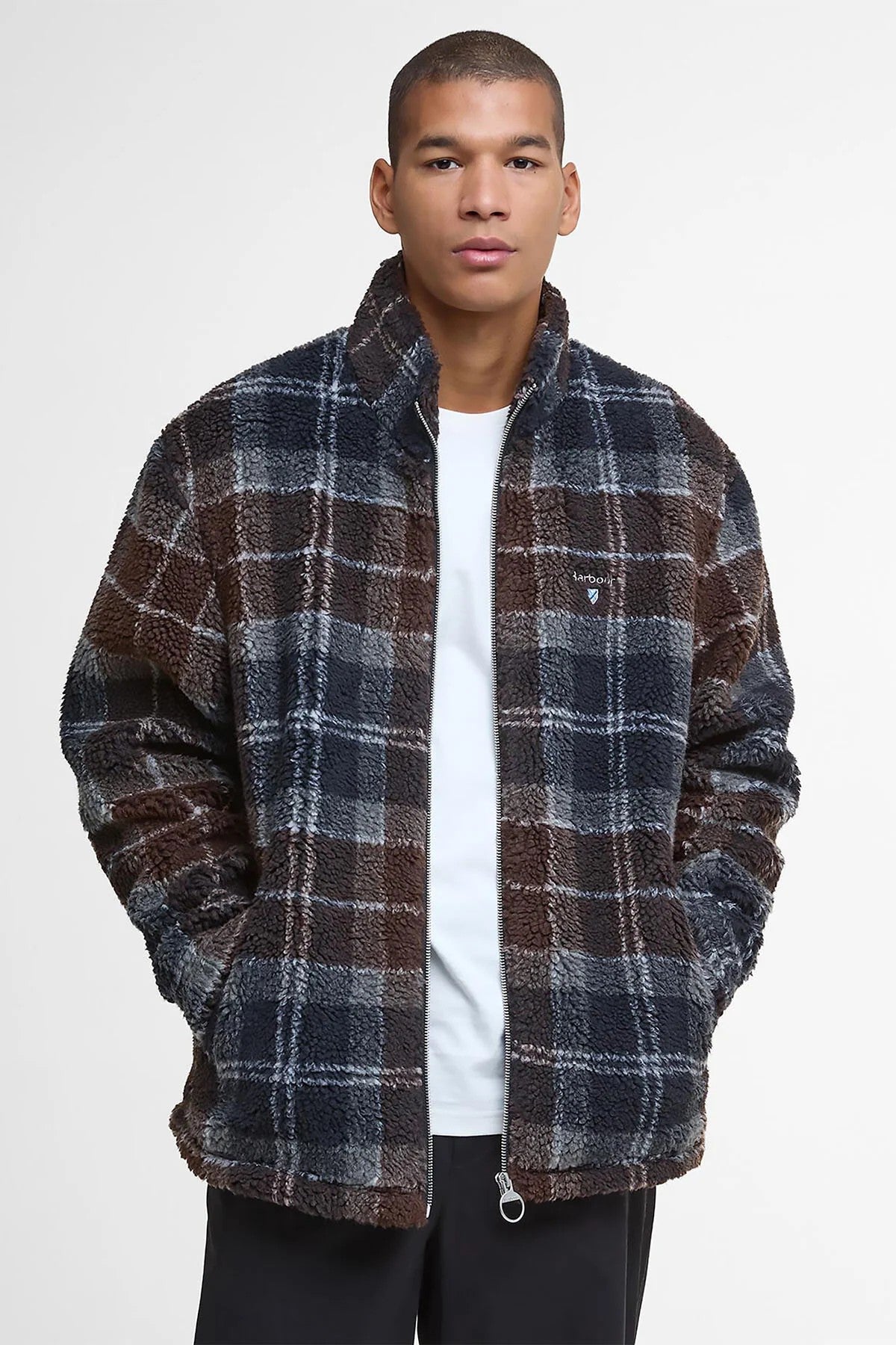 Felpa Barbour Tartan Fleece Zip MFL0187 TN38 BARBOUR 
