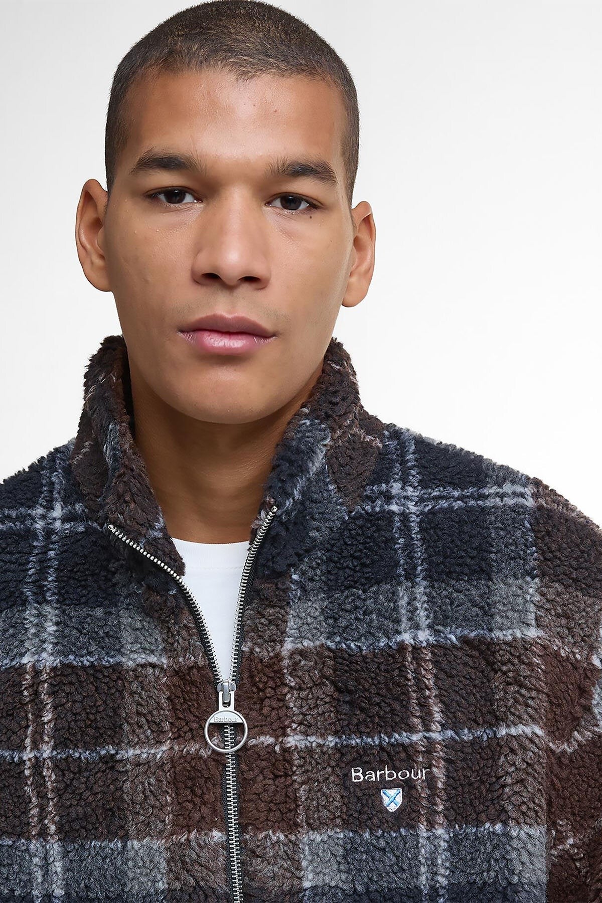 Felpa Barbour Tartan Fleece Zip MFL0187 TN38 BARBOUR 